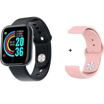 Smart Men's Waterproof Sports Watch with detachable wristband for USB charging and fitness tracking features