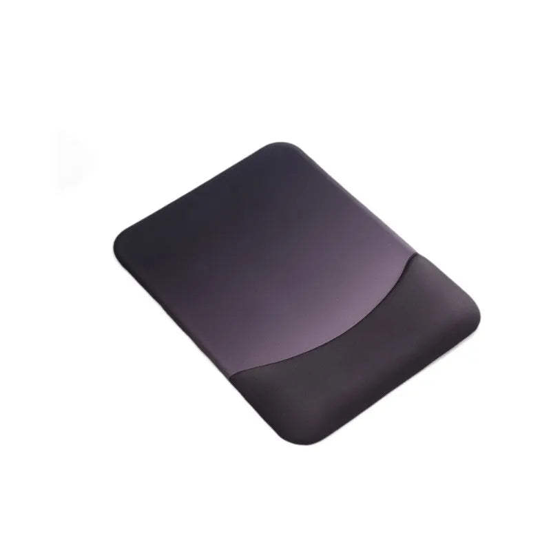 Square silicone gel wrist rest mouse mat with cloth surface in fresh style colour options