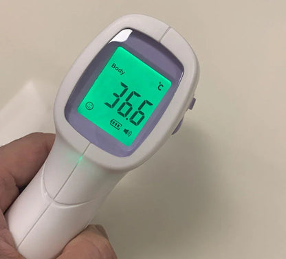 Purple infrared electronic thermometer for non-contact temperature measurement