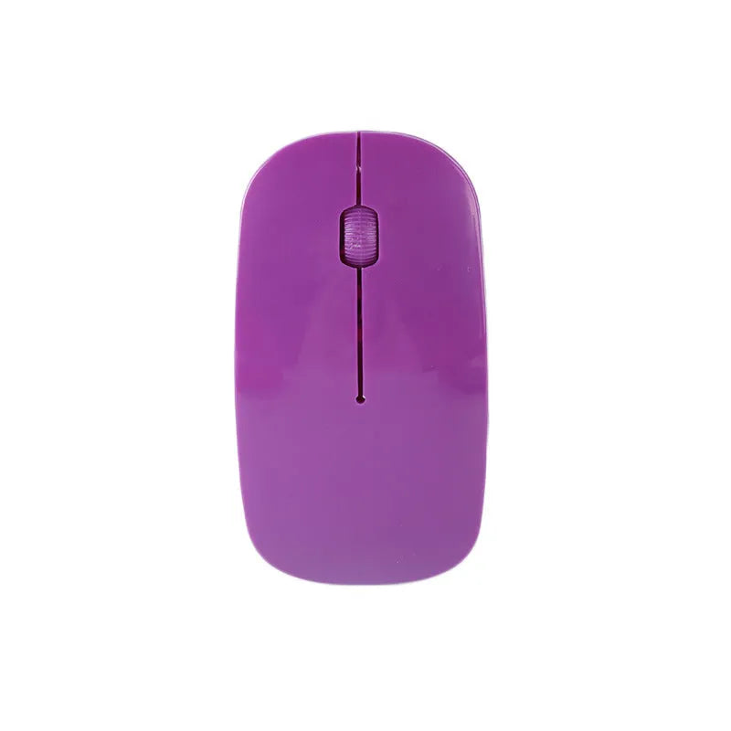 Wireless computer mouse in six colour options with USB receiver for Windows PCs