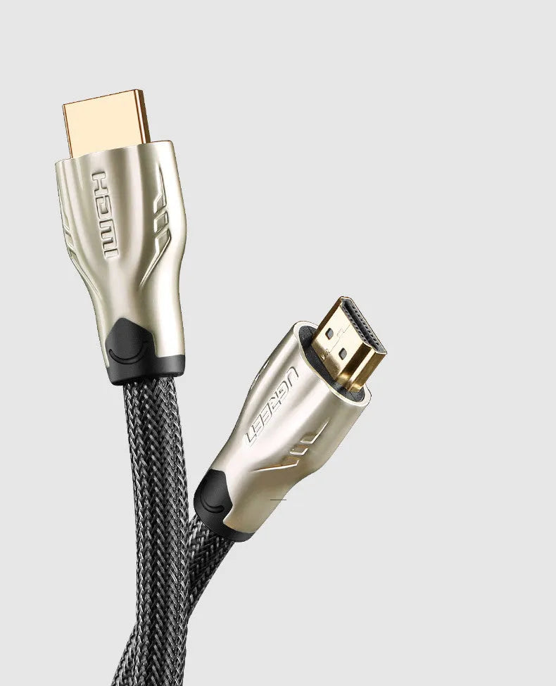 5-metre long black HDMI cable with gold-plated connectors for PS3, Xbox, and 4K TVs.