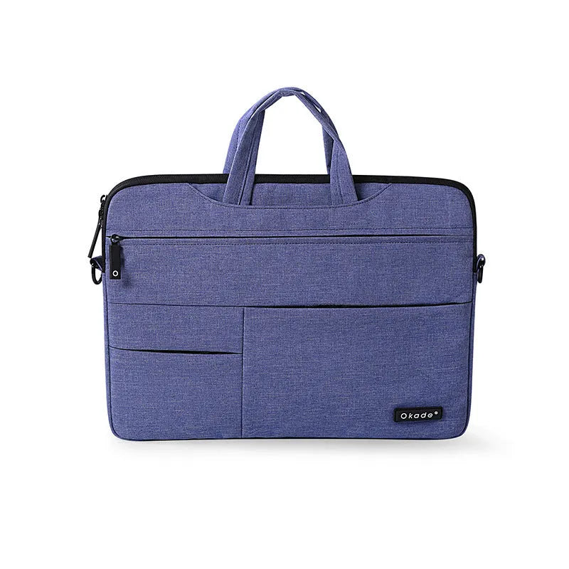 Okade super thin waterproof shockproof laptop shoulder bag in blue for 13 inch MacBook Pro
