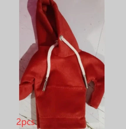 Universal gear knob cover hoodie in pure cotton for car interior personalisation