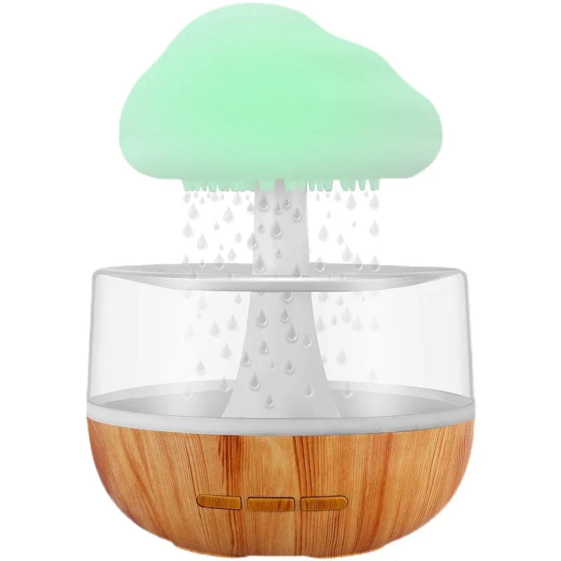 Relaxing Cloud Humidifier with Soothing Night Light, Aromatherapy, and Water Flow for Serene Home Decor