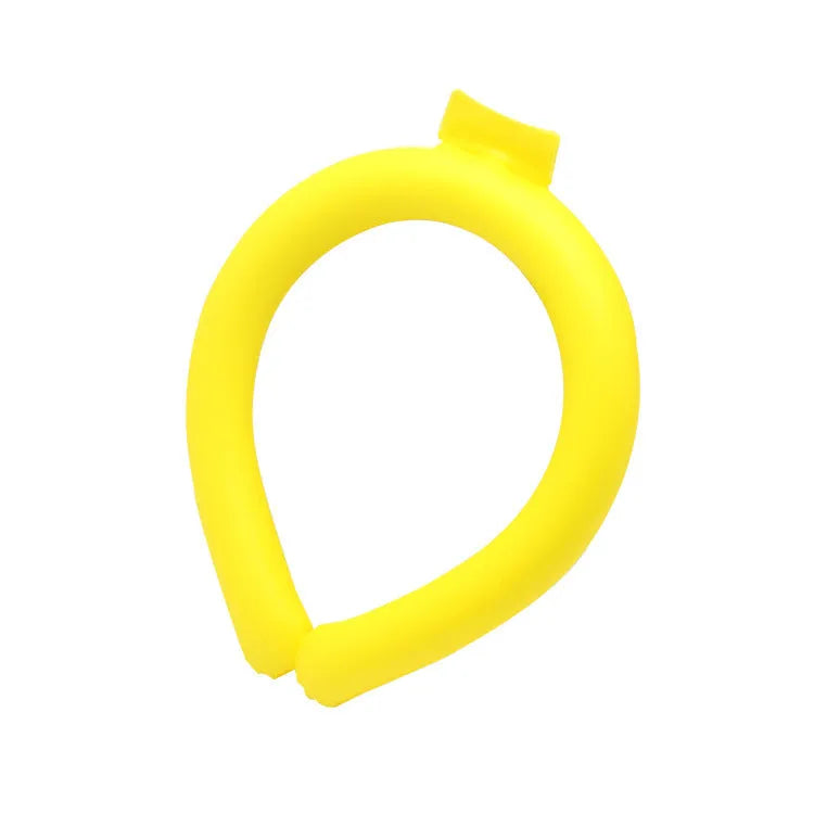 Cooling neck hanging ice ring in PVC fabric available in multiple colours with temperature options