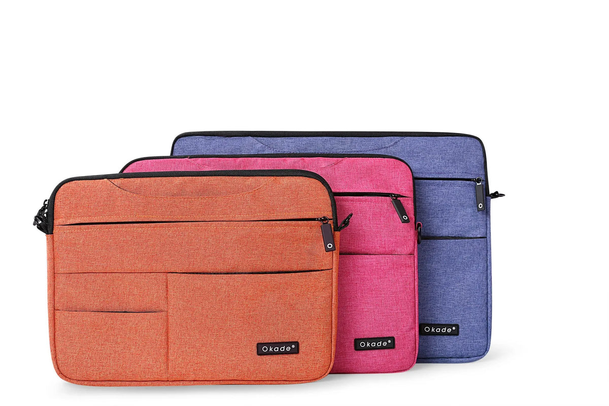 Okade super thin waterproof shockproof laptop shoulder bag in blue for 13 inch MacBook Pro