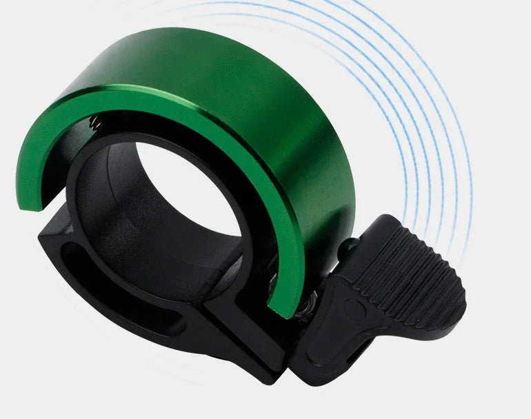 Aluminum alloy bicycle bell for mountain and road bikes with 90dB sound