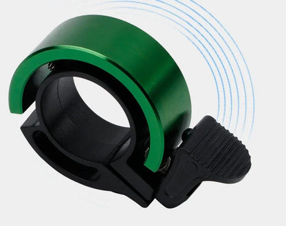 Aluminum alloy bicycle bell for mountain and road bikes with 90dB sound