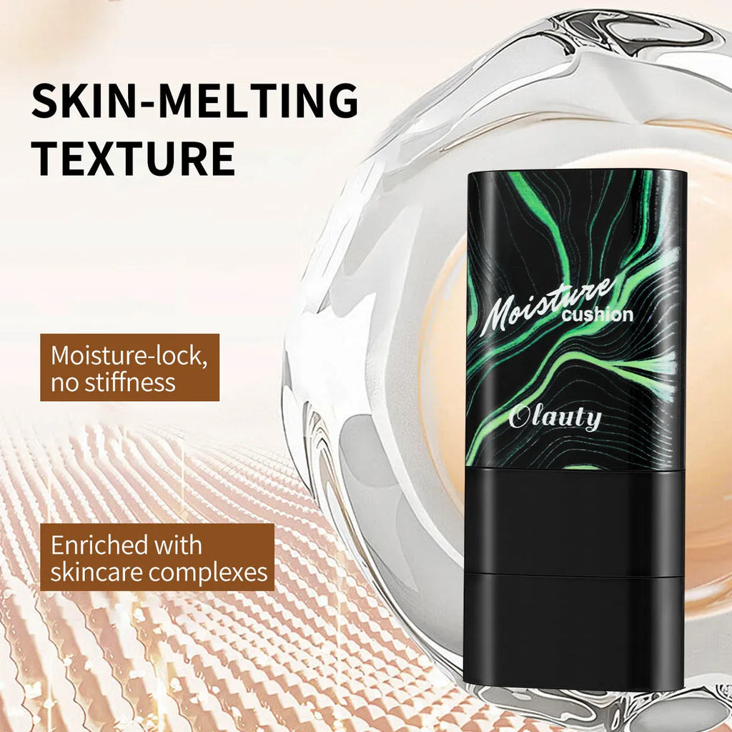 Waterproof double-ended 2-in-1 concealer foundation stick 20g in Ivory White, Brown, and Tanning shades