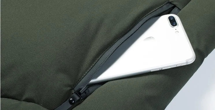 USB electric heated jacket for men women, grey colour, with zipper and hood, windproof nylon shell, outdoor winter coat