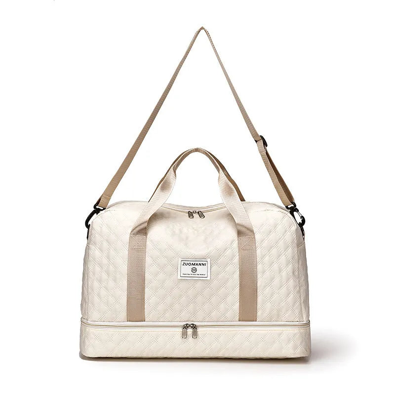 Large capacity Oxford cloth travel bag in a street trend style with multiple colour options