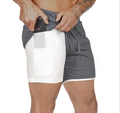 Pocket compression shorts in various colours and sizes for workouts and outdoor activities