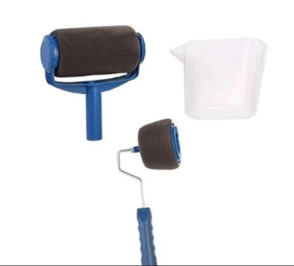 Multi-function Drum Brush Set with large roller head for efficient painting
