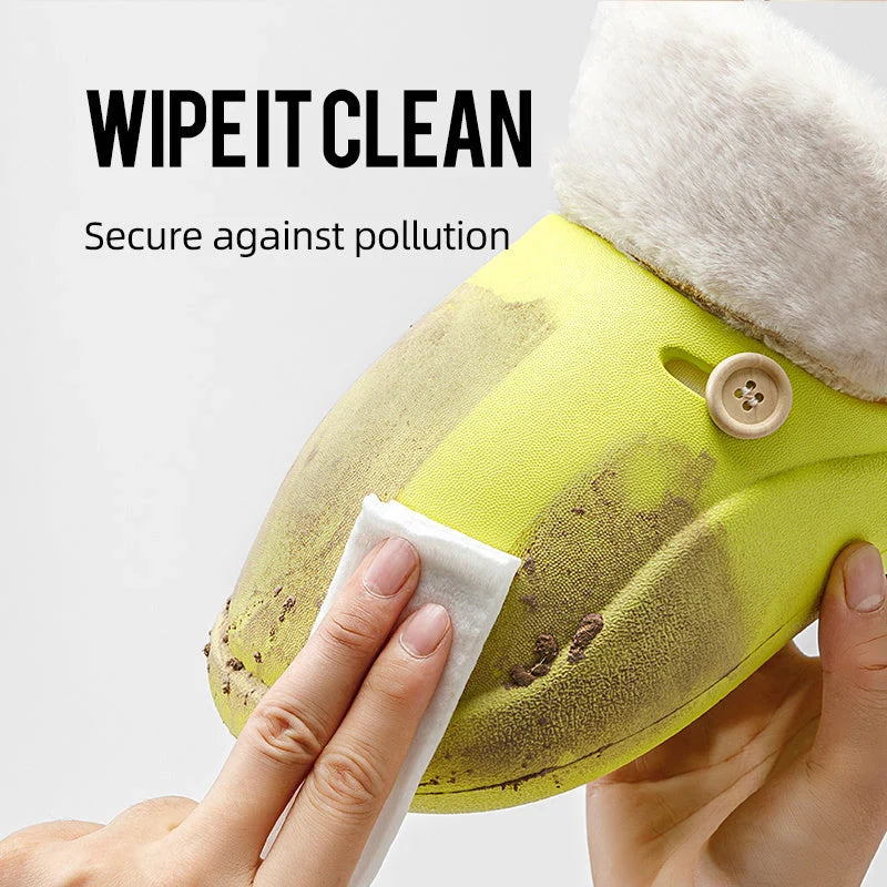 Winter warm non-slip slippers in various colours for men and women