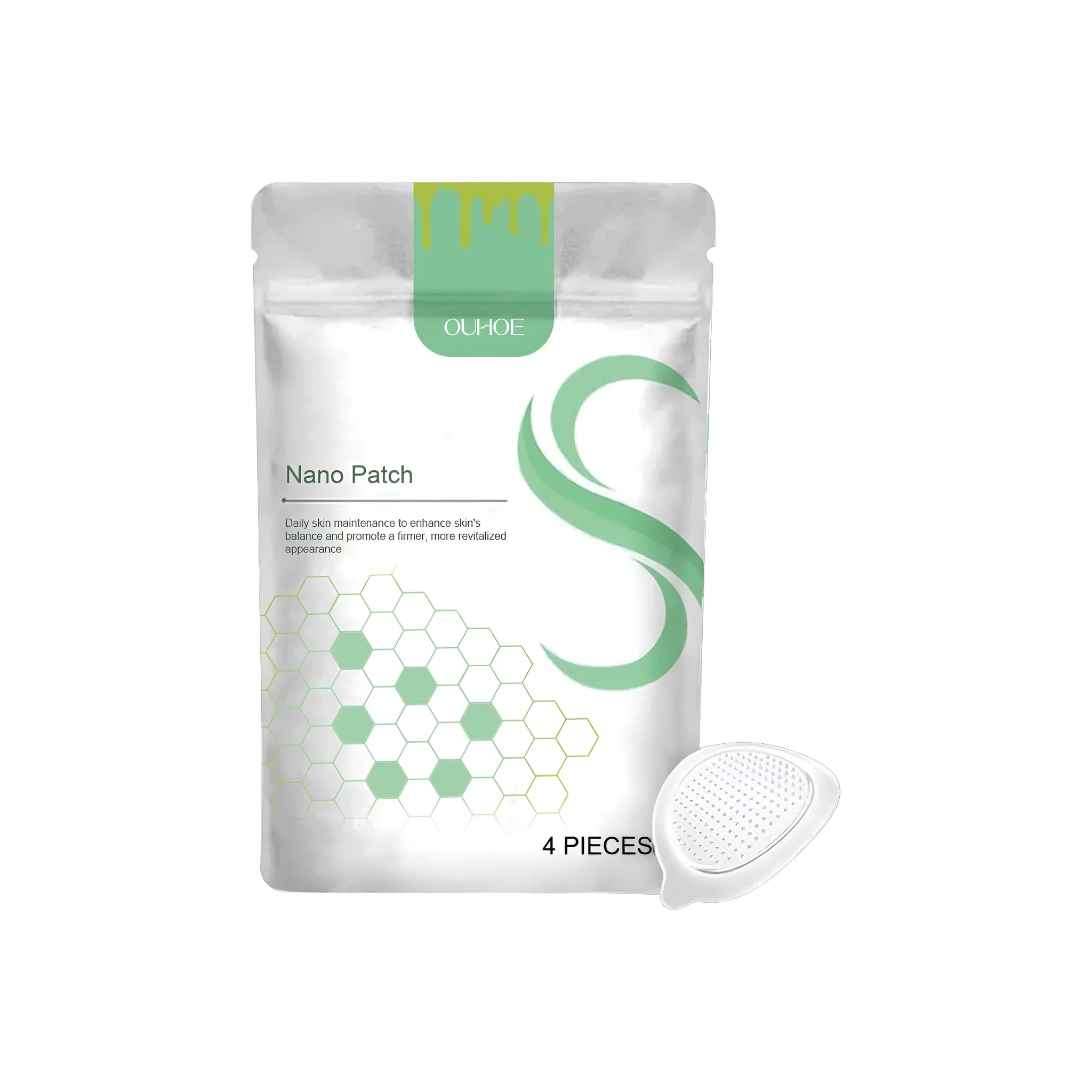 Micro Needle Body Shaping Care Patch pack with four individual treatment patches containing bee venom and botanical ingredients
