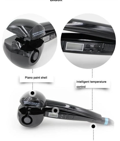 Ceramic pear flower perm styler with adjustable settings for custom curls