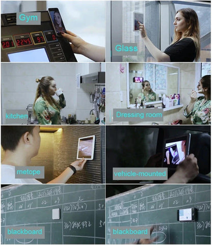 Magnetic Stickers for iPadProAir Tablet and Mobile Wall Fixing Bracket in various colours