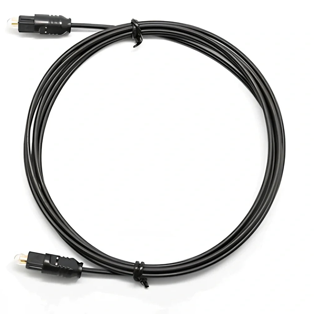OD2.2 mm optical audio fibre cable with PVC jacket, 1-core imported fibre for digital transmission, lengths up to 30 m