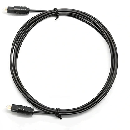 OD2.2 mm optical audio fibre cable with PVC jacket, 1-core imported fibre for digital transmission, lengths up to 30 m