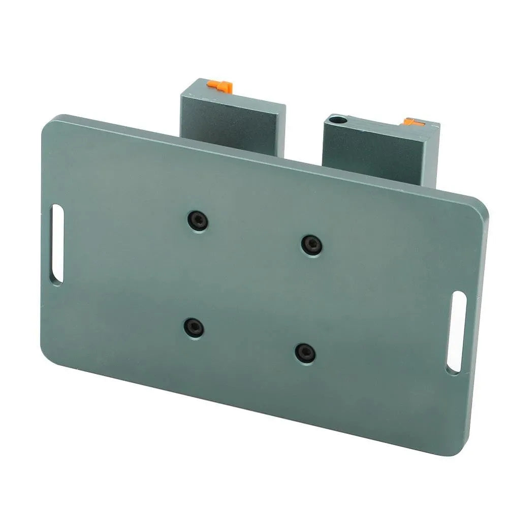 Mobile phone repair fixture clamp with adjustable grip and included crowbar tool