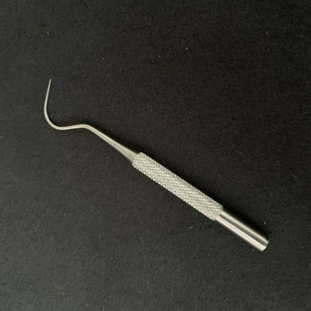 Premium stainless steel toothpick set with short and long picks for versatile dental cleaning