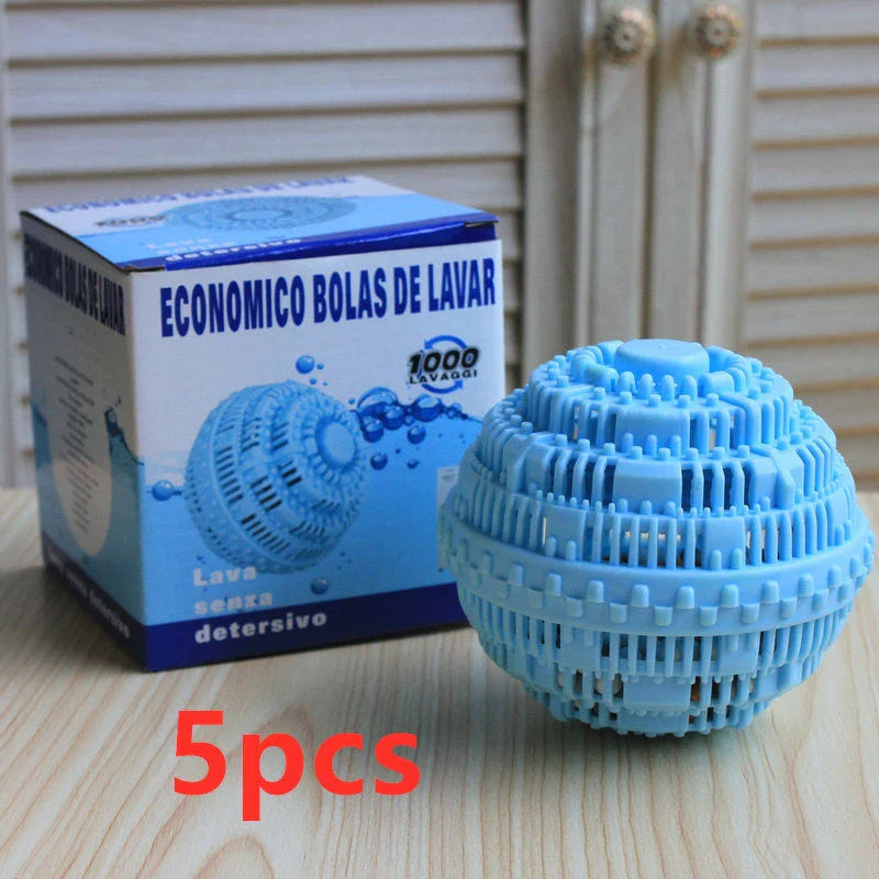 Reusable eco-friendly laundry balls made of TPR material with ceramic microspheres for effective, detergent-free washing