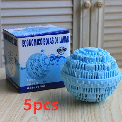 Reusable eco-friendly laundry balls made of TPR material with ceramic microspheres for effective, detergent-free washing