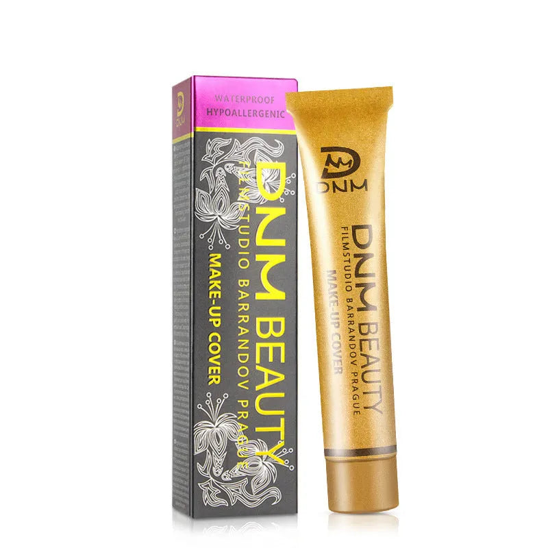 Small gold tube concealer 30g with model options for acne and freckle coverage