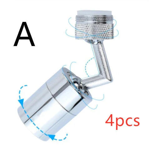 720 Degree Angle Kitchen Faucet with universal rotation and splash-proof design