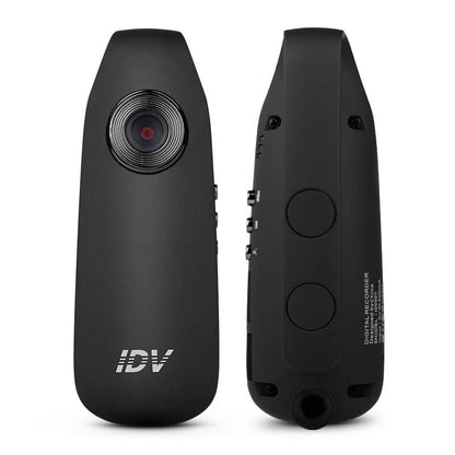 Mini HD 1080P video camera with one-click recording and motion detection