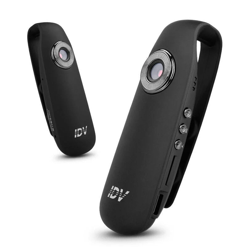 Mini HD 1080P video camera with one-click recording and motion detection