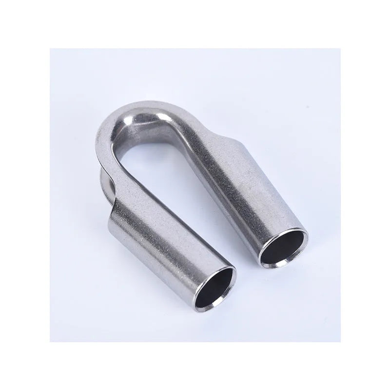 Stainless steel tubular chicken heart sleeve ring set in various sizes from M4 to M35.