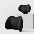 Memory cotton car cushion set showing headrest and back support components in multiple colour options