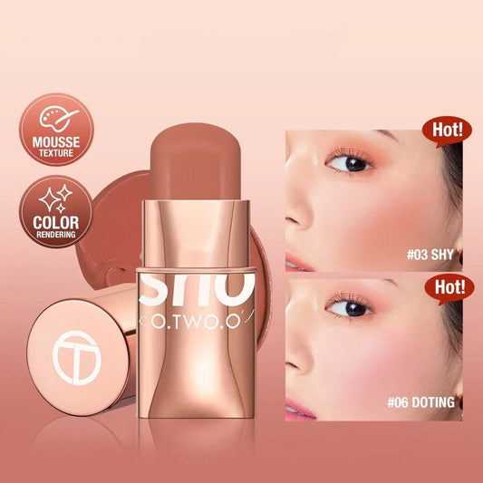 Vital Smooth Blush Cream Stick in monochrome shades for natural toning and brightening
