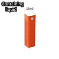 15ml square tube phone screen cleaner spray bottle with protective case in blue, grey, light blue, orange, pink or purple