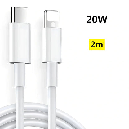 Compact 20W PD charger in UK plug variant, 63x40x22mm size, for fast smartphone charging with safety features