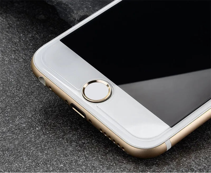 Tempered glass screen protector with 9H hardness and oleophobic coating for mobile phones.