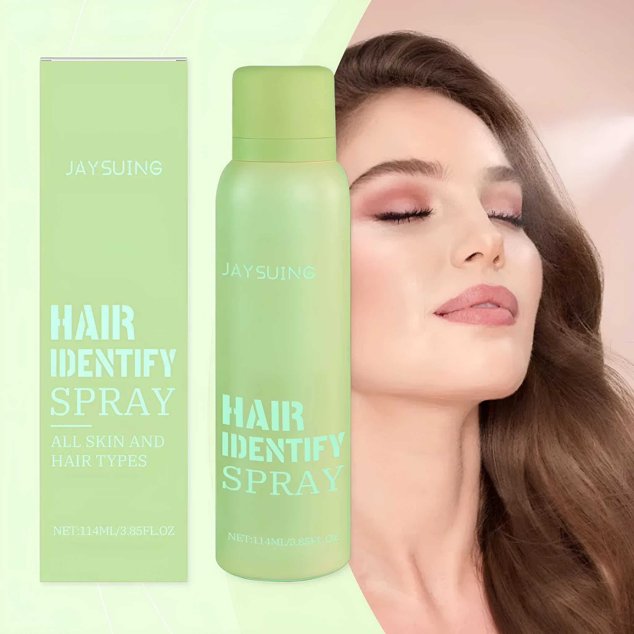 114ml facial hair recognition spray bottle with botanical extracts for hair removal preparation