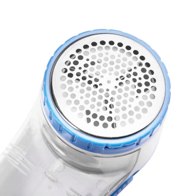 High-power USB-charged clothing de-balling device with stainless steel blade