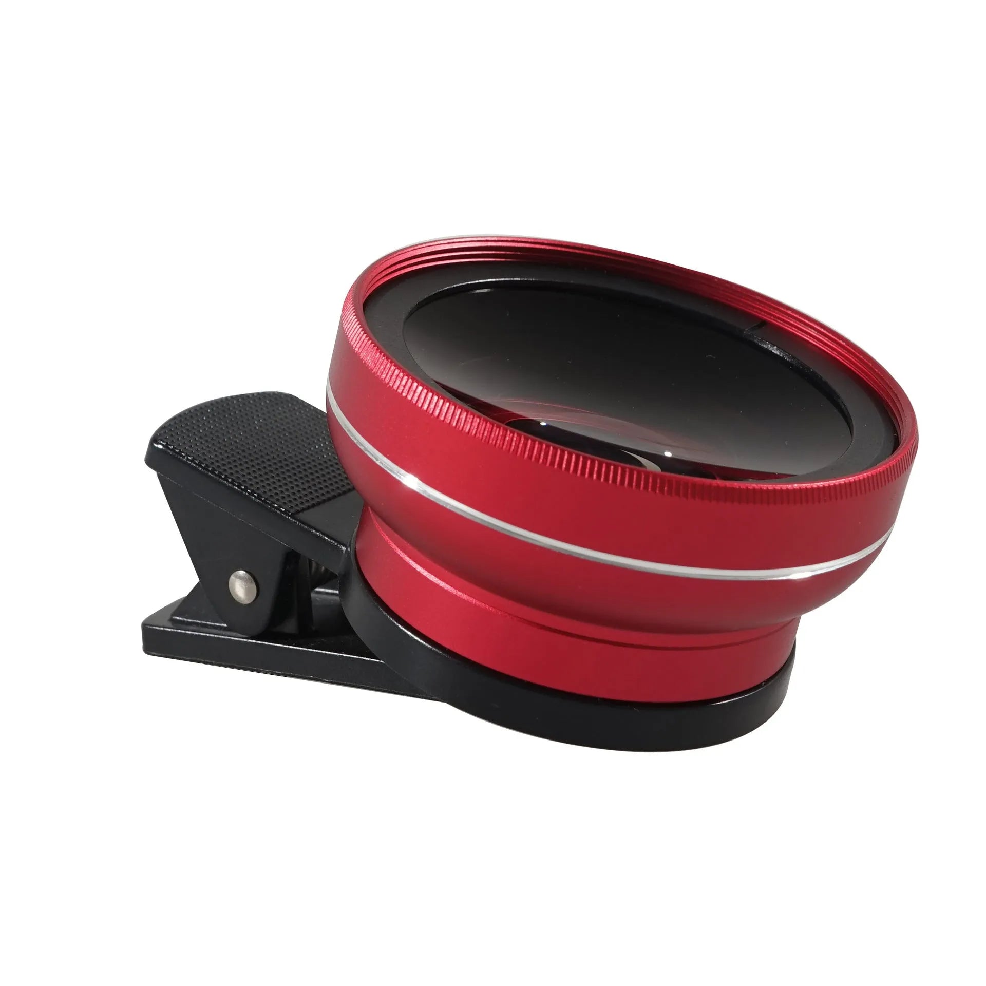LIEQI See 0.45X wide-angle mobile phone camera lens with macro function in silver finish