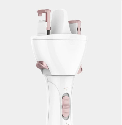 Fast automatic hair styler with 360-degree rotation and hair hook design