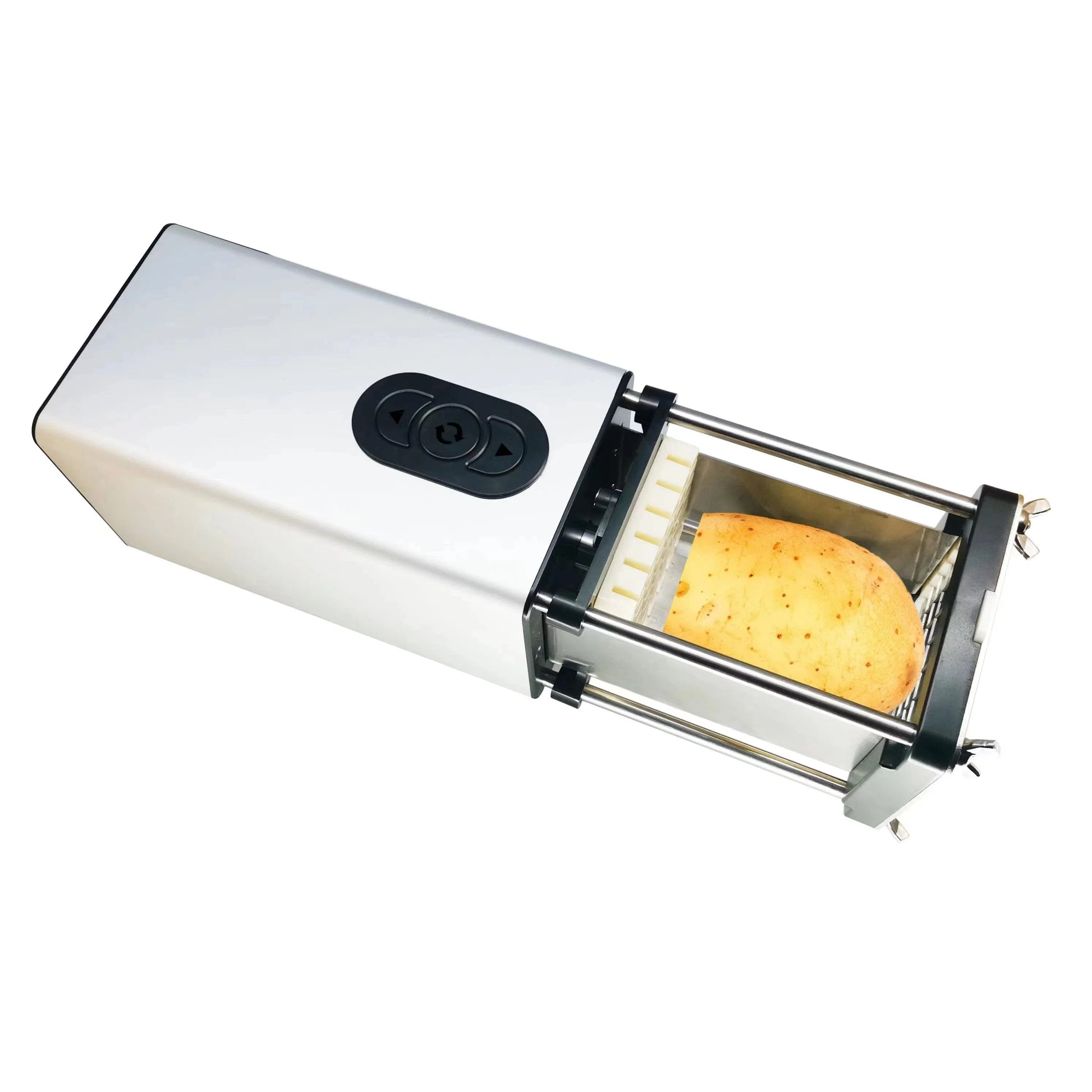 Electric French Fry Cutter with Stainless Steel Blades for Cutting Potatoes, Carrots, and Other Vegetables