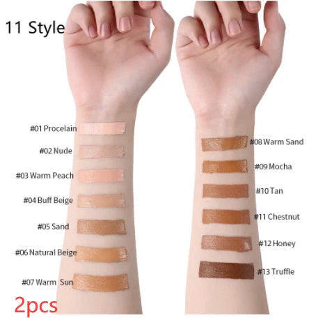 Oil-Control Liquid Foundation Concealer in 13 shades for a flawless matte finish