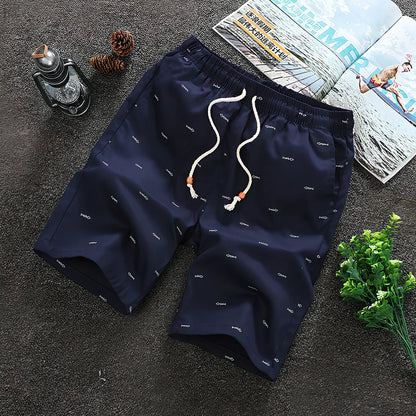 Cotton beach shorts with reinforced stitching in multiple colours and sizes