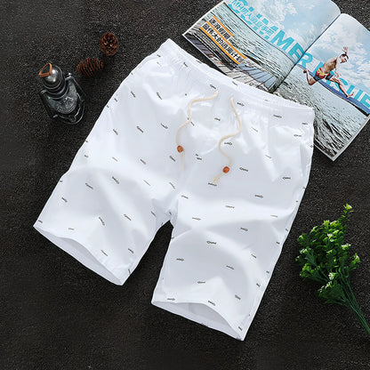 Cotton beach shorts with reinforced stitching in multiple colours and sizes