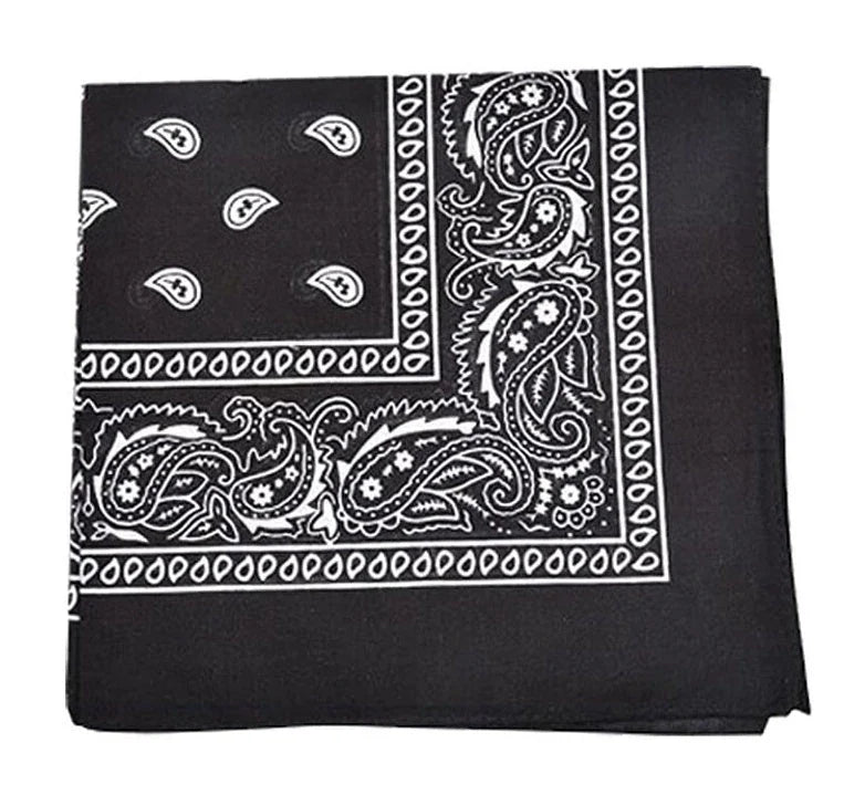 Cashew Flower Paisley Hip Hop Square Scarf in various colours