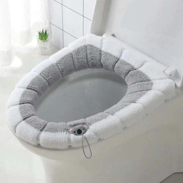 Nordic toilet seat cushion in various colors - soft, warm, and washable