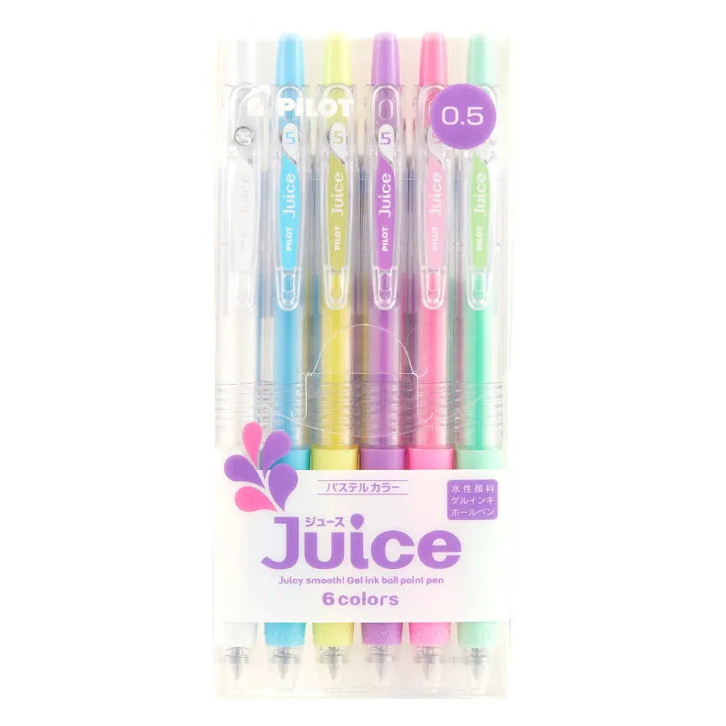 Baiguole 0.5mm gel pen showing metallic gold and silver colour options with standard 143mm length