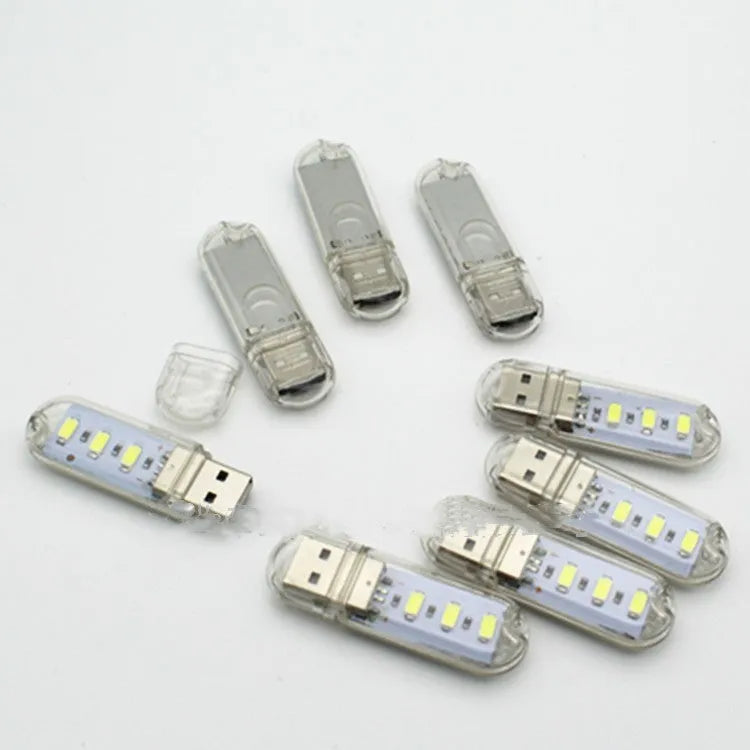 Mini USB outdoor camping night light 59mm 18mm 9mm compact white warm white modern design