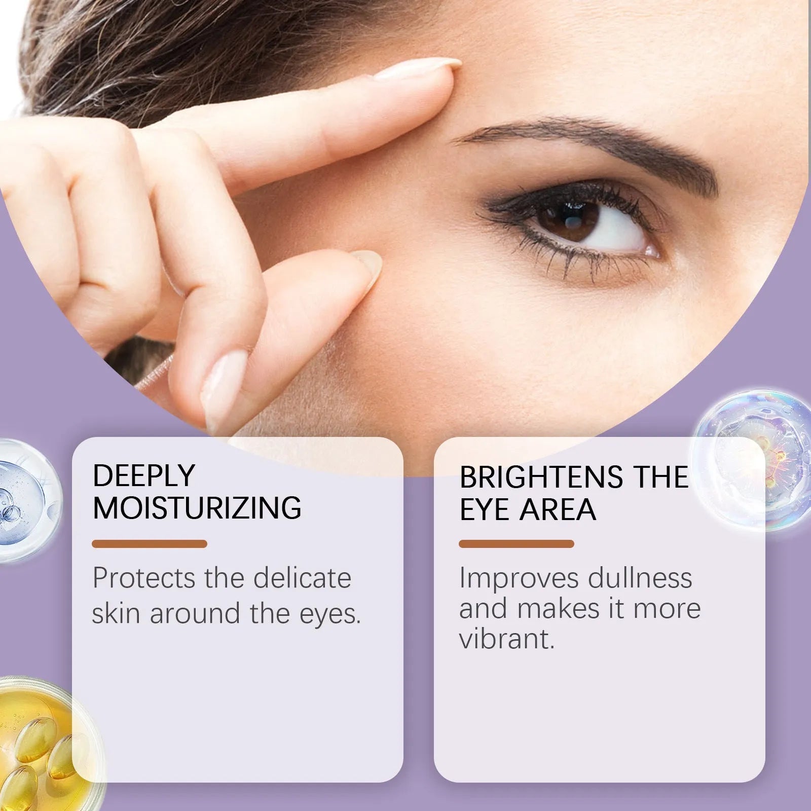 30g container of gentle eye cream moisturiser for nourishing skin around the eyes